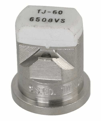 Pièces agricoles - Pièce Pulvérisateur - Buse à double jets plat TJ 65° 8 blanc(he) acier inoxydable TeeJet