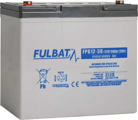Pièces agricoles - Eclairage - Batterie GEL 12 V 50 Ah