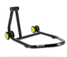 Béquille monobras gauche BIHR Home Track noir mat roues jaune