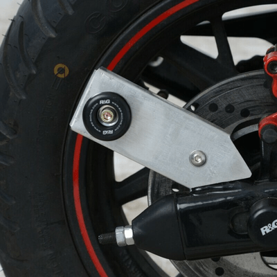 Pièces Quad & Motos - Equipement véhicule - Pions de bras oscillant R&G RACING noir avec platine Benelli TNT 125