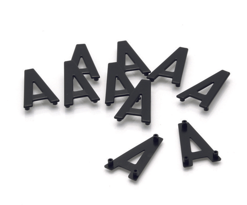 Pièces Quad & Motos - Outillage - Caractère 2 en aluminium PPI 45mm pour plaques aluminium - 10 pièces