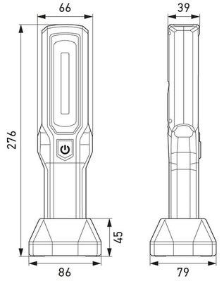 Pièces agricoles - Eclairage - Lampe USB UHL280 BASE