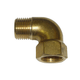 RACCORD COUDE 90ø 1/2"M/F LAITON