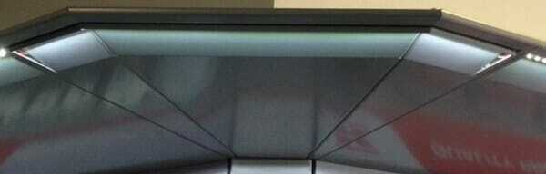 Pièces agricoles - Magasin - Barre LED angle ext. blanc/alu