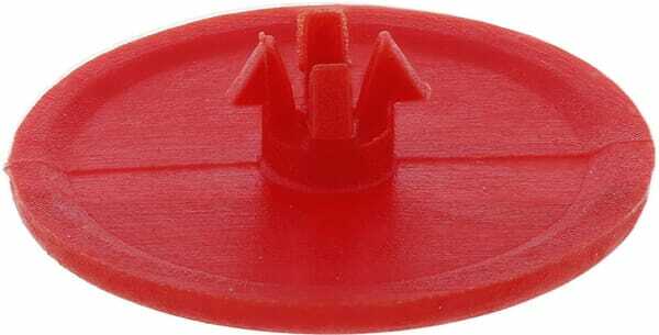 Pièces agricoles - Hydraulique - Bouchon clips coloré rouge -