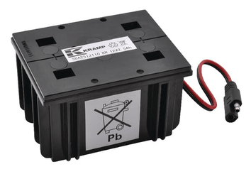 Pièces agricoles - Eclairage - Batterie 12V 2,5Ah 2,5A Kramp