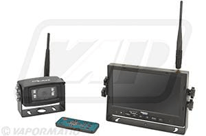 Pièces agricoles - Tracteur pièce adaptable - Kit caméra sans fil HD Quad 7" avec 1 caméra HD