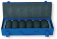 Coffret douilles longues impact 3/4" 6 pans (24 - 27 - 30 - 32 - 33 - 36) (par 1)