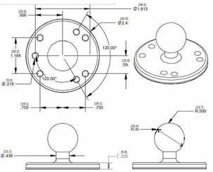 Pièces agricoles - Pièce Pulvérisateur - Plaque ronde
