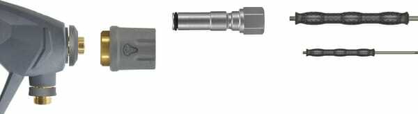 Pièces agricoles - Hydraulique - Accouplement mâle ST-247 x filetage femelle 1/4", acier inoxydable