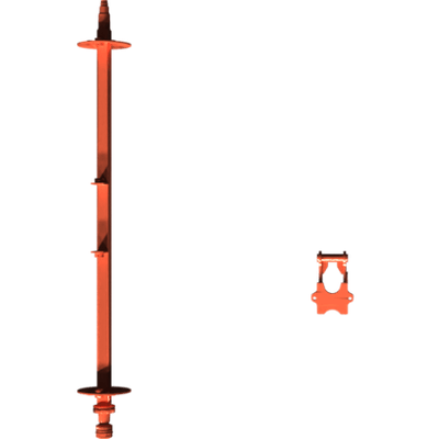 Pièces agricoles - Pièce divers - bride d’accouplement soudée -peinte-