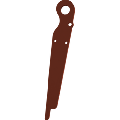 Pièces agricoles - Pièce divers - Plat de verrouillaget peint à court