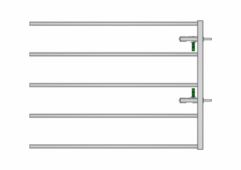 Materiels - Accessoires 200Kg-300Kg - PACK DE 14 AVANTS D'HERBAGE AUTOLOCK L.1.52M