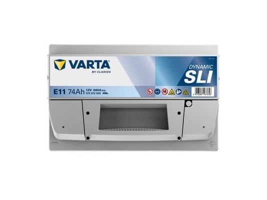 Pièces agricoles - Eclairage - Battery 12V 74Ah 680A E11 VARTA Dynamic SLI