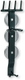 Support d'outils magnétique 3 aimants pour rangements outils pneumatiques, douilles etc.... (par 1)