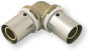 Raccord à sertir coudé égaux pour tuyaux 20x25mm (par 1)