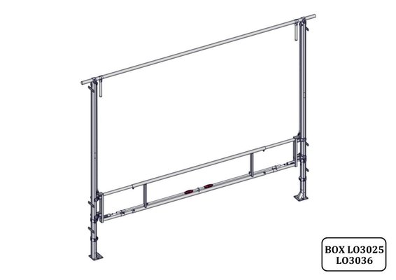 Materiels - Accessoires 200Kg-300Kg - SEPARATION DE LOGETTE RELEVABLE II EN 3.44M/4.60M