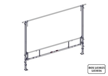Materiels - Accessoires 200Kg-300Kg - SEPARATION DE LOGETTE RELEVABLE II EN 3.44M/4.60M
