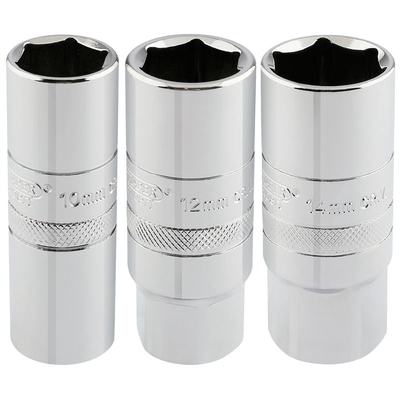 Pièces Quad & Motos - Outillage - Set de 3 douilles à bougie 1/2'' DRAPER