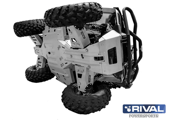 Pièces Quad & Motos - Equipement véhicule - Kit protection de triangles arrière RIVAL alu Polaris Sportsman