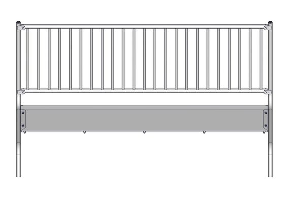 Materiels - Râtelier - PACK DE 4 RATELIER DOUBLIER L.2M