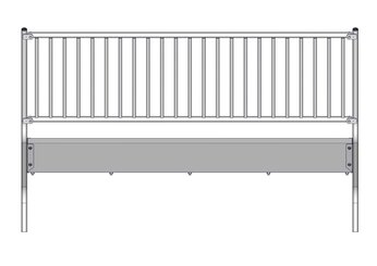 Materiels - Râtelier - PACK DE 4 RATELIER DOUBLIER L.2M