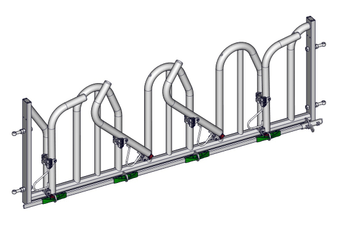 Materiels - Cornadis - PACK DE 6 CORNADIS FESTON AUTOBLOQUANT 4P./3M L.2.67M