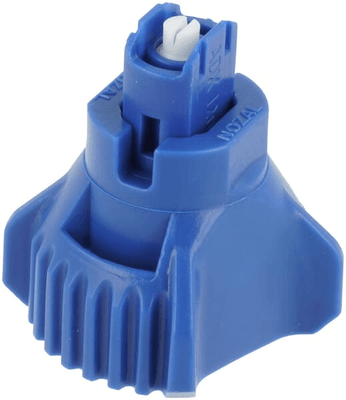 Pièces agricoles - Pièce Pulvérisateur - Jeu de buses à injection d'air (8 pièces) ADX 120° 03 bleu