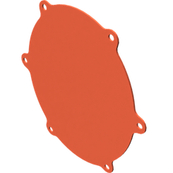 Pièces agricoles - Pièce divers - plaque de recouvrement peinte. -