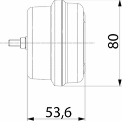 Pièces agricoles - Eclairage - Feu arrière LED rectangle droit câblé