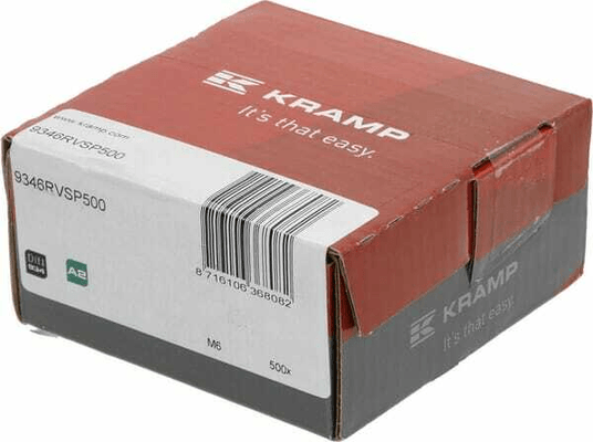 Pièces agricoles - Fasteners - Écrou M6 inox A2