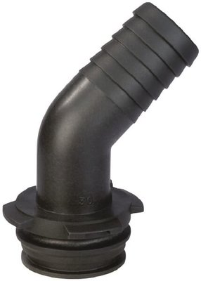 Pièces agricoles - Pièce Pulvérisateur - Raccord de tuyau 45° 50 mm avec connexion mâle T7