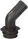 Raccord de tuyau 45° 50 mm avec connexion mâle T7