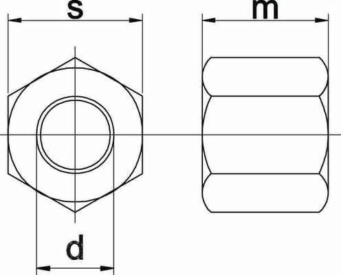 Pièces agricoles - Fasteners - Ecrou noir M16 10.9