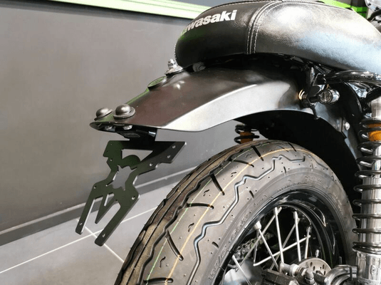 Pièces Quad & Motos - Equipement véhicule - Support de plaque ACCESS DESIGN noir Kawasaki W800