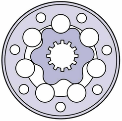 Pièces agricoles - Hydraulique - Moteur orbital 250 cm3 gopart
