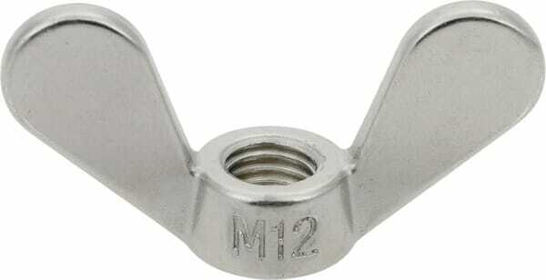 Pièces agricoles - Fasteners - Ecrou papillon M12 inox A2 DIN