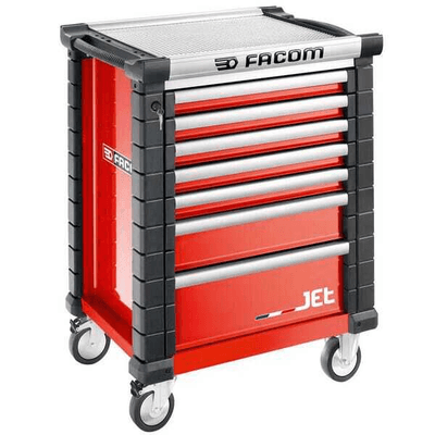 Outils - Outils divers - Servante 7 tiroirs rouge JETM3