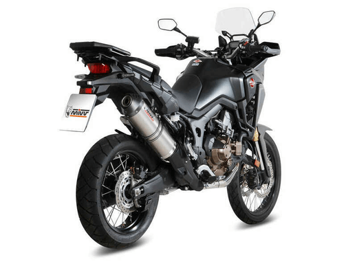 Pièces Quad & Motos - Pièces communes - Silencieux MIVV Oval Carbon Cap titane Honda CRF1000L Africa Twin