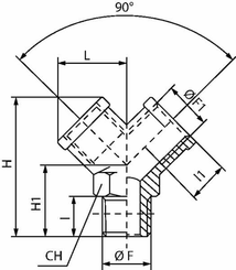 Pièces agricoles - Pièce pneumatique - Pièce en Y