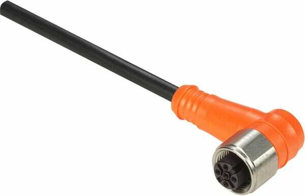 Pièces agricoles - Electricité - Connecteur avec câble M12 4P