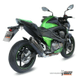 Silencieux MIVV Suono inox brossé noir/casquette carbone Kawasaki Z800