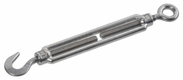 Tendeur avec crochet et oeillet 16mm inox