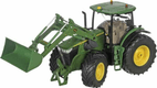 John Deere 7310R avec chargeur frontal et commande via application Bluetooth