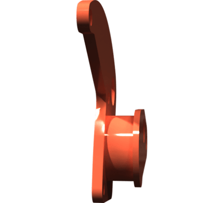 Pièces agricoles - Pièce divers - levier pivotant peint à gauche