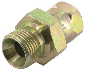 Pièces agricoles - Hydraulique - Nipple M/Fm 3/8" BSP x 9/16"