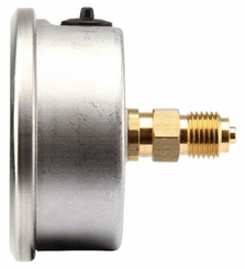 Pièces agricoles - Hydraulique - Manomètre Ø63 0-10bar ¼" ar.