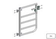 PACK DE 6 PORTILLON CINTRE PASSAGE LARGE
