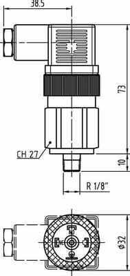 Pièces agricoles - Hydraulique - Indicateur électrique