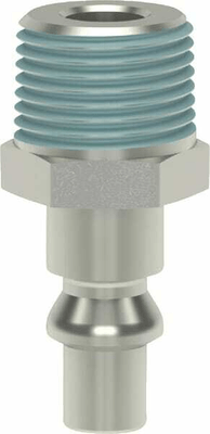 Pièces agricoles - Pièce pneumatique - Con mâle avec filetage 1/8" BSP M